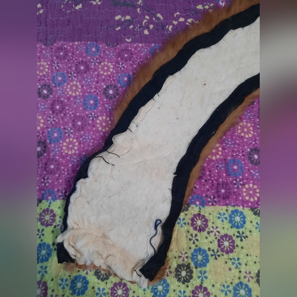 Vintage Genuine Red Fox Fur Stole - Picture 8 of 9